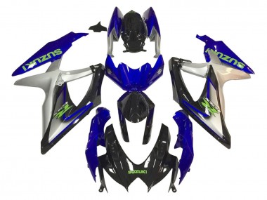 Erschwingliche Suzuki GSXR 600 / GSXR 750 Motorrad Verkleidung 2006-2007 - Silber Blau Glanzendes Schwarz Grun