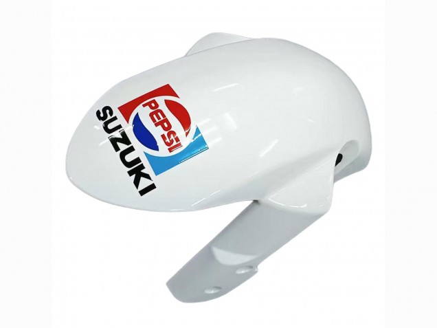 Erschwingliche Suzuki GSXR 600 / GSXR 750 Motorrad Verkleidung 2006-2007 - Weiss Rot Gelb Motul
