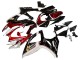 Erschwingliche Suzuki GSXR 600 / GSXR 750 Motorrad Verkleidung 2006-2007 - Rot Weiss Schwarz Gelb