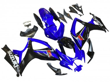 Erschwingliche Suzuki GSXR 600 / GSXR 750 Motorrad Verkleidung 2006-2007 - Blau Schwarz Rot