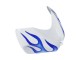 Erschwingliche Suzuki GSXR 600 / GSXR 750 Motorrad Verkleidung 2006-2007 - Weiss Blau Flamme