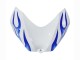 Erschwingliche Suzuki GSXR 600 / GSXR 750 Motorrad Verkleidung 2006-2007 - Weiss Blau Flamme