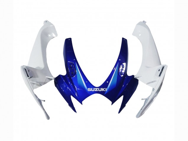 Erschwingliche Suzuki GSXR 600 / GSXR 750 Motorrad Verkleidung 2006-2007 - Weiss Blau Glanzendes Schwarz Rot