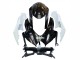 Erschwingliche Suzuki GSXR 600 / GSXR 750 Motorrad Verkleidung 2008-2010 - Weiss Schwarz