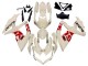 Erschwingliche Suzuki GSXR 600 / GSXR 750 Motorrad Verkleidung 2008-2010 - Creme Weiss Rot Schwarz