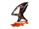 Erschwingliche Suzuki GSXR 600 / GSXR 750 Motorrad Verkleidung 2008-2010 - Glanzendes Schwarz Orange Flamme