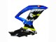 Erschwingliche Suzuki GSXR 600 / GSXR 750 Motorrad Verkleidung 2008-2010 - Blau Fluoreszierendes Grun Hai