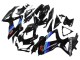 Erschwingliche Suzuki GSXR 600 / GSXR 750 Motorrad Verkleidung 2008-2010 - Glanzendes Schwarz Blau