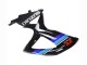 Erschwingliche Suzuki GSXR 600 / GSXR 750 Motorrad Verkleidung 2008-2010 - Glanzendes Schwarz Blau