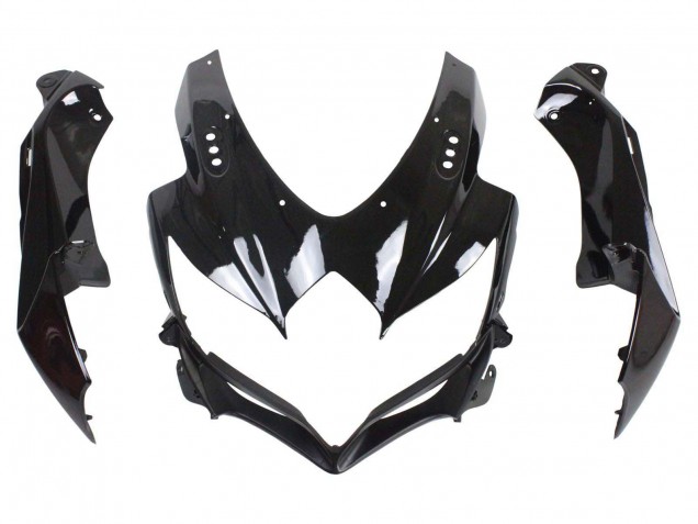 Erschwingliche Suzuki GSXR 600 / GSXR 750 Motorrad Verkleidung 2008-2010 - Glanzendes Schwarz Blau
