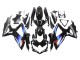 Erschwingliche Suzuki GSXR 600 / GSXR 750 Motorrad Verkleidung 2008-2010 - Glanzendes Schwarz Blau