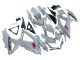 Erschwingliche Suzuki GSXR 600 / GSXR 750 Motorrad Verkleidung 2008-2010 - Glanzendes Grau