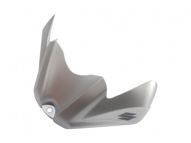 Erschwingliche Suzuki GSXR 600 / GSXR 750 Motorrad Verkleidung 2008-2010 - Silber Matt Schwarz
