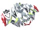 Erschwingliche Suzuki GSXR 600 / GSXR 750 Motorrad Verkleidung 2008-2010 - Grau Gelb Rot