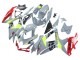 Erschwingliche Suzuki GSXR 600 / GSXR 750 Motorrad Verkleidung 2008-2010 - Grau Gelb Rot