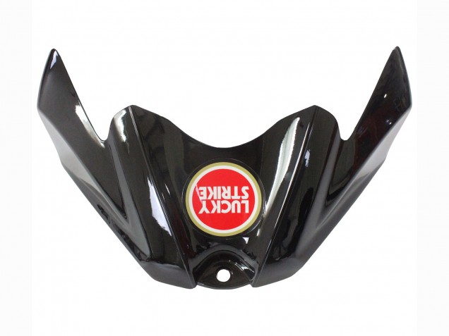 Erschwingliche Suzuki GSXR 600 / GSXR 750 Motorrad Verkleidung 2008-2010 - Glanzendes Schwarz Rot Weiss Motul Lucky Strike