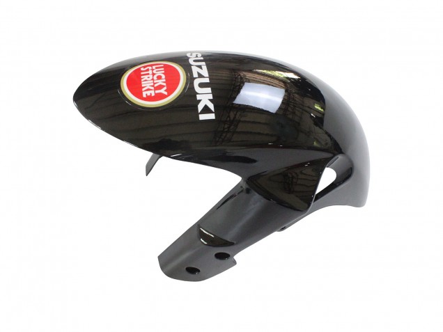 Erschwingliche Suzuki GSXR 600 / GSXR 750 Motorrad Verkleidung 2008-2010 - Glanzendes Schwarz Rot Weiss Motul Lucky Strike
