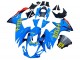 Erschwingliche Suzuki GSXR 600 / GSXR 750 Motorrad Verkleidung 2011-2024 - Blau Gold Rot Schwarz Rizla