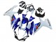 Erschwingliche Suzuki GSXR 600 / GSXR 750 Motorrad Verkleidung 2011-2024 - Weiss Blau Rot