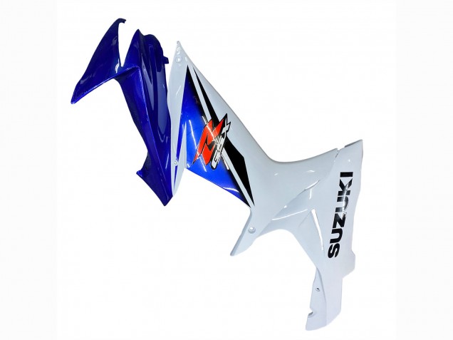 Erschwingliche Suzuki GSXR 600 / GSXR 750 Motorrad Verkleidung 2011-2024 - Weiss Blau Rot
