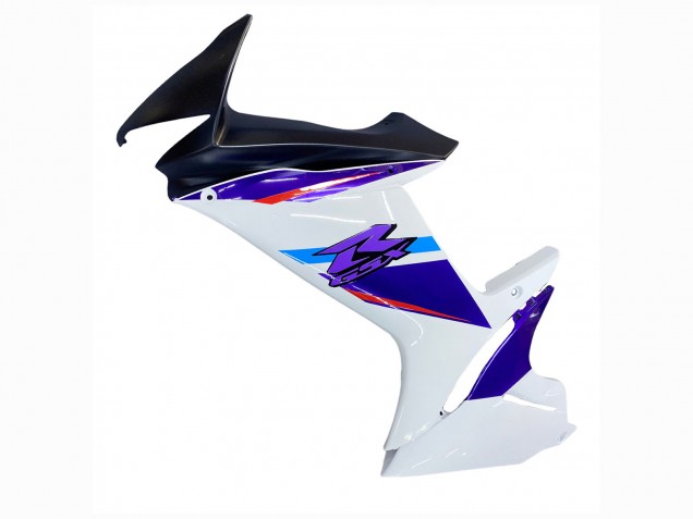 Erschwingliche Suzuki GSXR 600 / GSXR 750 Motorrad Verkleidung 2011-2024 - Blau Lila Weiss