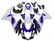 Erschwingliche Suzuki GSXR 600 / GSXR 750 Motorrad Verkleidung 2011-2024 - Blau Lila Weiss