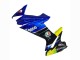 Erschwingliche Suzuki GSXR 600 / GSXR 750 Motorrad Verkleidung 2011-2024 - Blau Gelb