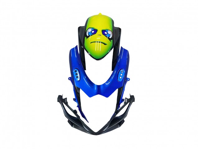 Erschwingliche Suzuki GSXR 600 / GSXR 750 Motorrad Verkleidung 2011-2024 - Blau Gelb