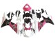 Erschwingliche Suzuki GSXR 600 / GSXR 750 Motorrad Verkleidung 2011-2024 - Weiss Rosa Schwarz Corona