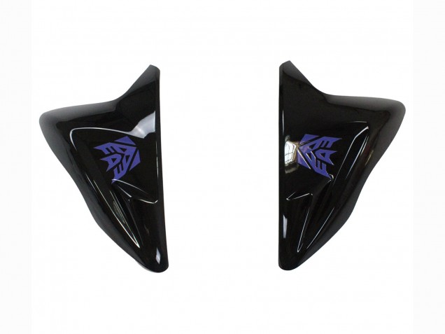 Erschwingliche Suzuki GSXR 600 / GSXR 750 Motorrad Verkleidung 2011-2024 - Matt Schwarz Grau Lila