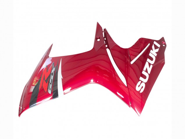 Erschwingliche Suzuki GSXR 600 / GSXR 750 Motorrad Verkleidung 2011-2024 - Rot Glanzendes Schwarz