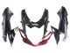 Erschwingliche Suzuki GSXR 600 / GSXR 750 Motorrad Verkleidung 2011-2024 - Rot Glanzendes Schwarz