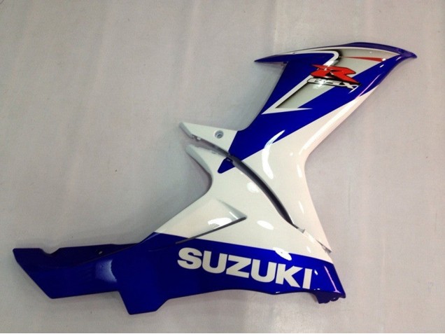 Erschwingliche Suzuki GSXR 600 / GSXR 750 Motorrad Verkleidung 2011-2024 - Blau Weiss