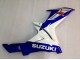 Erschwingliche Suzuki GSXR 600 / GSXR 750 Motorrad Verkleidung 2011-2024 - Blau Weiss
