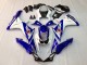 Erschwingliche Suzuki GSXR 600 / GSXR 750 Motorrad Verkleidung 2011-2024 - Blau Weiss