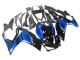 Erschwingliche Yamaha YZF R3/R25 Motorrad Verkleidung 2015-2018 - Blau Glanzendes Schwarz