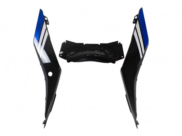 Erschwingliche Yamaha YZF R3/R25 Motorrad Verkleidung 2015-2018 - Blau Glanzendes Schwarz