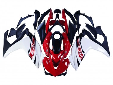 Erschwingliche Yamaha YZF R3/R25 Motorrad Verkleidung 2015-2018 - Weiss Rot Matt Schwarz
