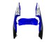 Erschwingliche Yamaha YZF R3/R25 Motorrad Verkleidung 2015-2018 - Weiss Blau Schwarz Rennen