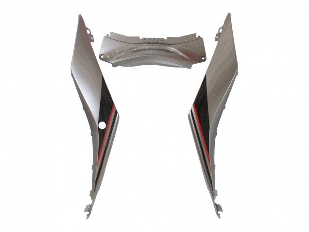 Erschwingliche Yamaha YZF R3/R25 Motorrad Verkleidung 2015-2018 - Silber Schwarz