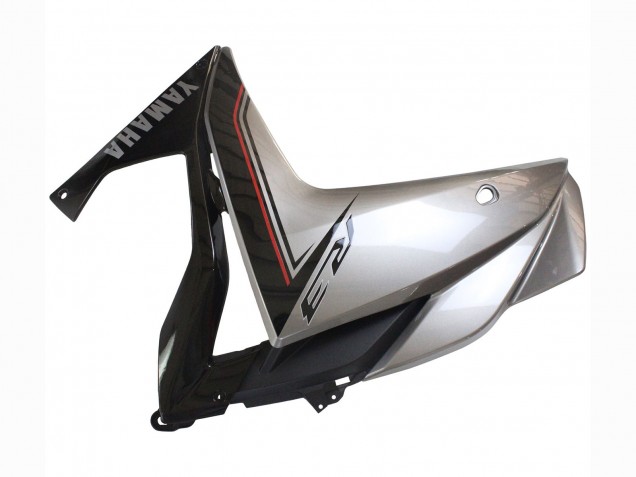 Erschwingliche Yamaha YZF R3/R25 Motorrad Verkleidung 2015-2018 - Silber Schwarz