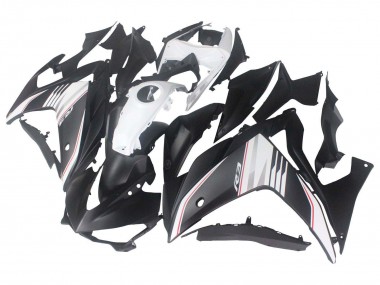 Erschwingliche Yamaha YZF R3/R25 Motorrad Verkleidung 2015-2018 - Weiss Rot Matt Schwarz