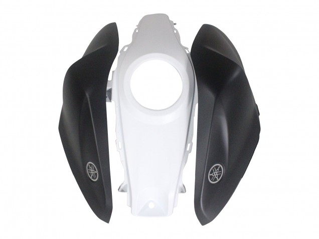 Erschwingliche Yamaha YZF R3/R25 Motorrad Verkleidung 2015-2018 - Weiss Rot Matt Schwarz