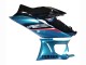Erschwingliche Yamaha YZF R3/R25 Motorrad Verkleidung 2019-2021 - Blau Schwarz