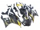Erschwingliche Yamaha YZF R3/R25 Motorrad Verkleidung 2019-2021 - Gold Schwarz Carbonfaser