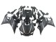 Erschwingliche Yamaha YZF R3/R25 Motorrad Verkleidung 2019-2021 - Matt Schwarz Silber