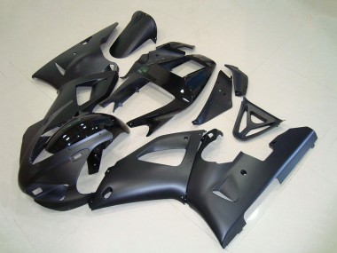 Erschwingliche Yamaha YZF R1 Motorrad Verkleidung 1998-1999 - Matt Schwarz Glanzendes Schwarz