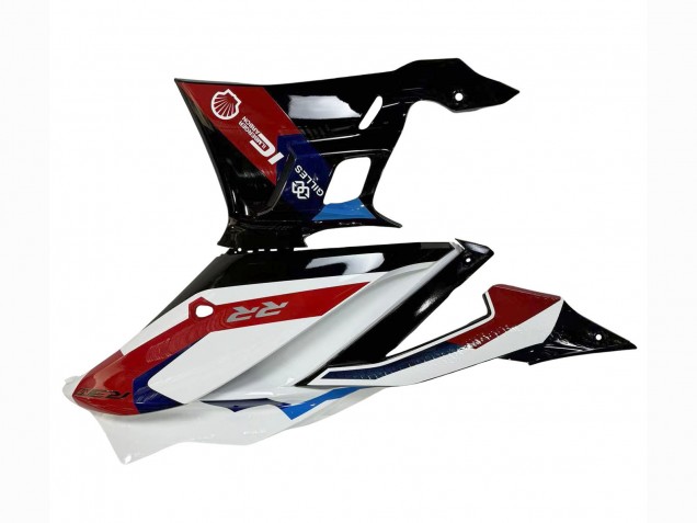 Erschwingliche Yamaha YZF R3/R25 Motorrad Verkleidung 2019-2021 - Weiss Blau Rot Glanzendes Schwarz