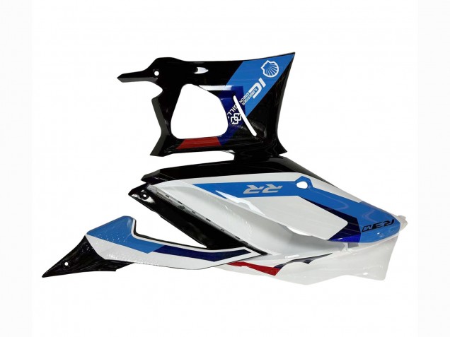 Erschwingliche Yamaha YZF R3/R25 Motorrad Verkleidung 2019-2021 - Weiss Blau Rot Glanzendes Schwarz