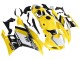 Erschwingliche Yamaha YZF R3/R25 Motorrad Verkleidung 2019-2021 - Gelb Weiss Schwarz Streifen
